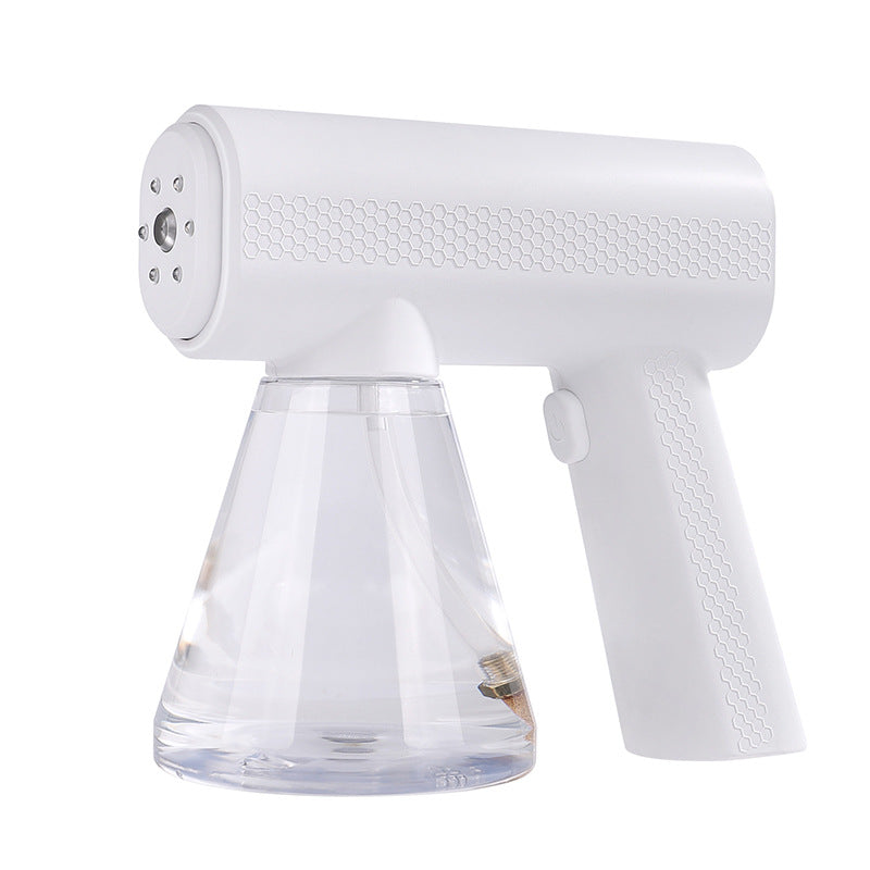 Disinfectant Fogger Machine Nano Disinfectant Sprayer with Blue Light Handheld Mist Gun