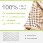 Honeycomb Packing Paper Recyclable Cushioning Wrap Roll for Protecting Fragile Items Transportation Protection