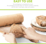 Honeycomb Packing Paper Recyclable Cushioning Wrap Roll for Protecting Fragile Items Transportation Protection