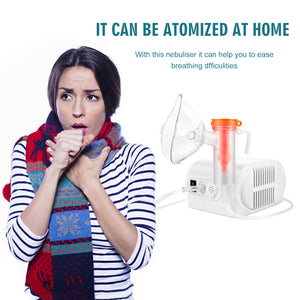 Nebulizer Compressor Portable Pro Compact Cooling Mist System for Children Adults Home Use Travel