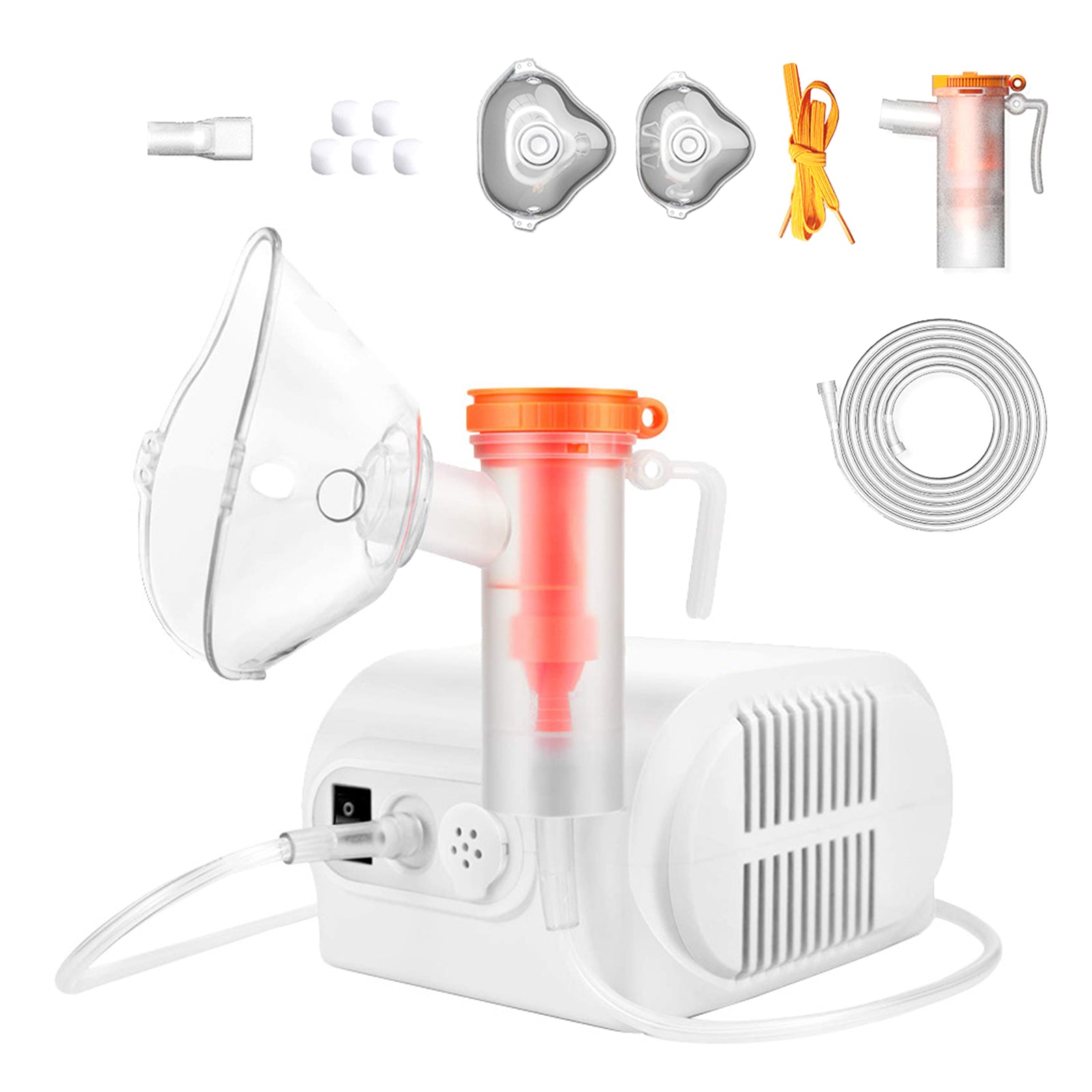 Nebulizer Compressor Portable Pro Compact Cooling Mist System for Children Adults Home Use Travel