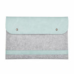 New Leather Sleeve Case Bag Laptop Cover For Macbook Pro Air 15.4"