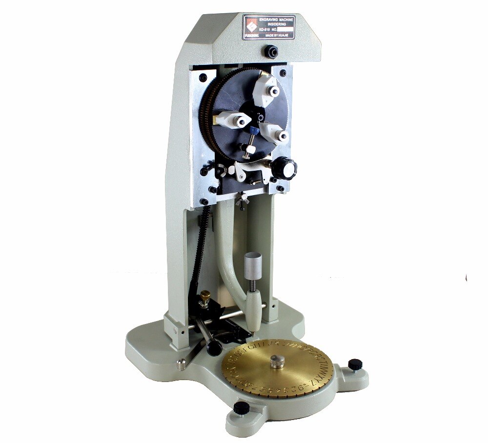 Inside Ring Engraver Stamper with Two Faces Standard Letter Block Dial Jewelry Making Engraving Machine