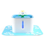 Automatic Cat Water Fountain Dog Water Dispenser with 3 Replacement Filters & 1 Silicone Mat for Cats Dogs Pets