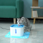 Automatic Cat Water Fountain Dog Water Dispenser with 3 Replacement Filters & 1 Silicone Mat for Cats Dogs Pets