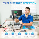 Wireless Lavalier Microphone Compatible iPhone iPad with Charging Case, Plug-Play 2.4GHz Wireless Microphone for Recording YouTube TikTok Facebook Live Stream Noise Reduction Auto Sync