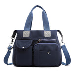 Lightweight Travel Bag with Waterproof Nylon Large Capacity Multi-Pocket Compartment for School Fitness Trip