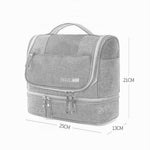 Waterproof Travel Toiletry Bag Multifunction Organizer Shock-Resistant High Capacity