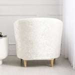 2 Piece Velvet Plush Chair Slipcovers High Stretch Slip Resistant Tub Chair Slipcovers Sofa Furniture Protector,8 colors
