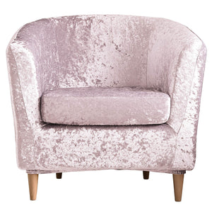 2 Piece Velvet Plush Chair Slipcovers High Stretch Slip Resistant Tub Chair Slipcovers Sofa Furniture Protector,8 colors