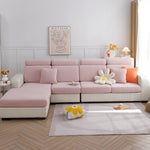 Couch cushion covers for sectional sofas, Elastic, Soft, Sectional sofa cover, Elastic Stretch Sofa Seat Cushion Cover