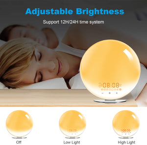 Wake Up Light Sunrise Alarm Clock for Kids