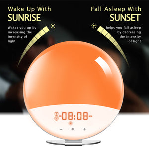 Wake Up Light Sunrise Alarm Clock for Kids