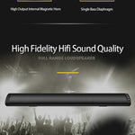 Wireless Bluetooth Speaker TV Soundbar HiFi Stereo Subwoofer TF FM USB Speaker For TV PC 20W Column