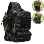 Fishing Tackle Storage Bag Multifunction Outdoor Shoulder Backpack Scratch resistant with Rod Holder