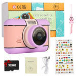 HD Digital Video Cameras for Kids Portable Toys for Kids with 32GB SD Card