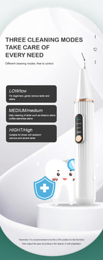 Ultrasonic Tooth Plaque Remover with HD WiFi Camera LED Lights Electric Tooth Cleaner Portable Tartar Remover