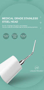 Ultrasonic Tooth Plaque Remover with HD WiFi Camera LED Lights Electric Tooth Cleaner Portable Tartar Remover