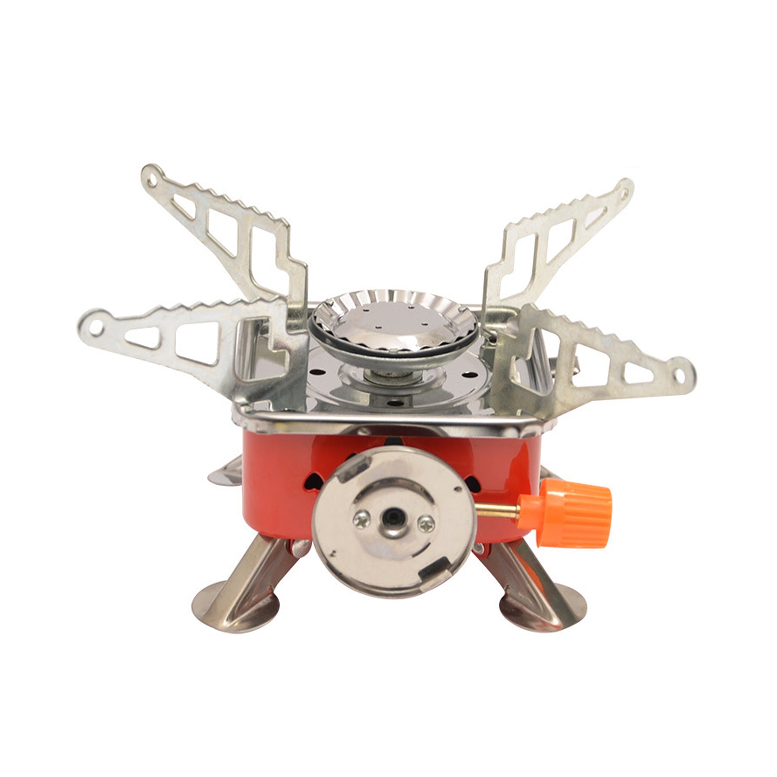 3500W Camping Gas Stove Backpack with Durable Portable  Piezo Ignition Burner with Carrying Case,Square/ Triangle