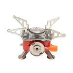 3500W Camping Gas Stove Backpack with Durable Portable  Piezo Ignition Burner with Carrying Case,Square/ Triangle