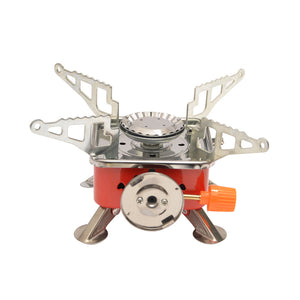 3500W Camping Gas Stove Backpack with Durable Portable  Piezo Ignition Burner with Carrying Case,Square/ Triangle