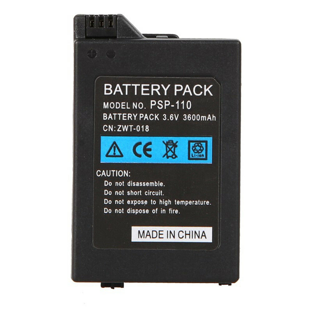 10 Pcs 3.6V 3600mAh Lithium Battery for Sony PSP2000 PSP3000 Gamepad Controller