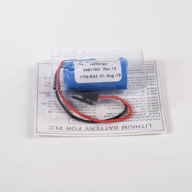 2 PCS  3.0V 1200mAh PLC Battery Replacement Batteries for 1756-BA2 BR2/3A-AB 1745-B1