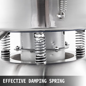 110V Electric Sieve Mechanical Vibrating Food Flour Sifters Powder Shaker Vibrating Sieve Machine