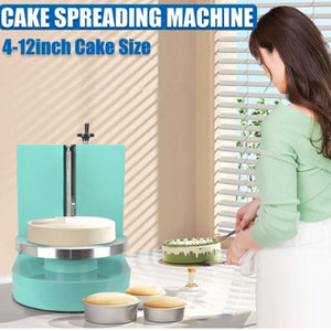 100V Semi-automatic Cake Spreading Machine Cake Cream Coating Spatula Spreader Baking