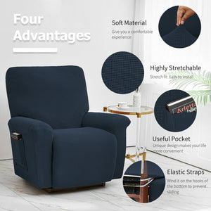 Stretch Recliner Chair Slipcover Elastic Armchair Lounge Couch Cover Protector