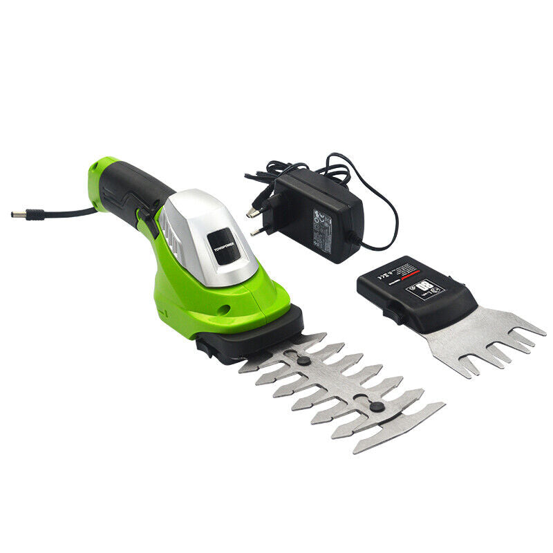 New 7.2V Rechargeable Cordless Hedge Trimmer Shrubber Shear Grass Brush Cutter