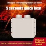 800W Electric Car Heater 12/24V Heating Fan Defogger Defroster Demister Portable