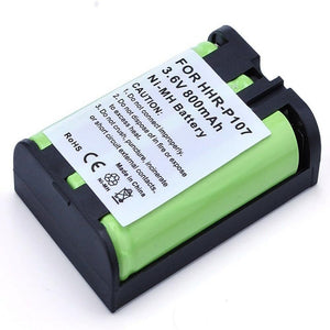 2PCS Ni-MH 3.6 Volt 800 mAh Battery for Panasonic HHR-P107 type 35 Cordless Phone