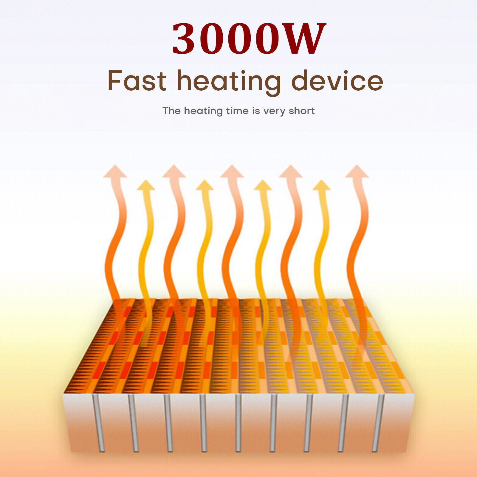 3000W Electric Heater Fan for Greenhouse Grow Tent Workplace Fast Heating Fan