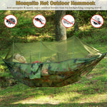 Portable Strength Camping Hammock Hanging Bed with Mosquito Net Outdoor Travel