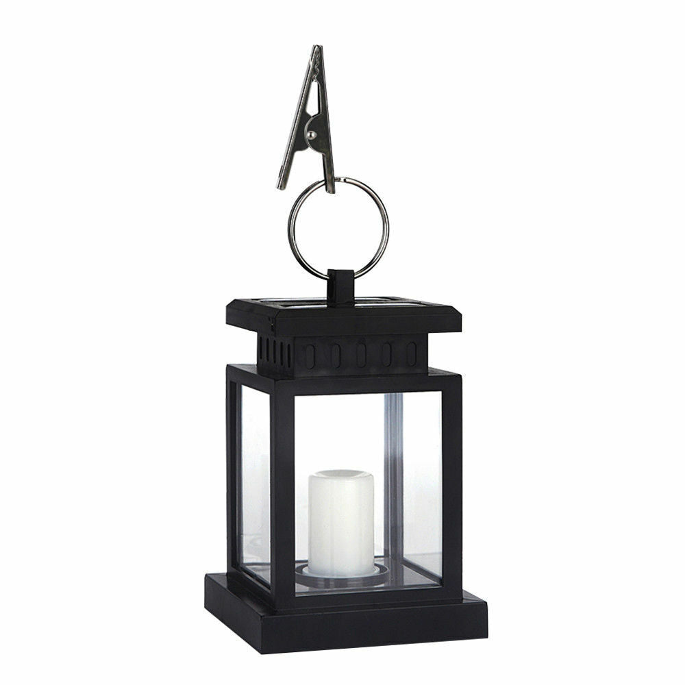 Outdoor Solar Lantern Hanging Light Garden LED Lamp Yard Patio Pillar for Garden