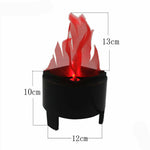 3W LED Fake Fire Flame Effect Light Party Decor Torch Lights for Bar Stage