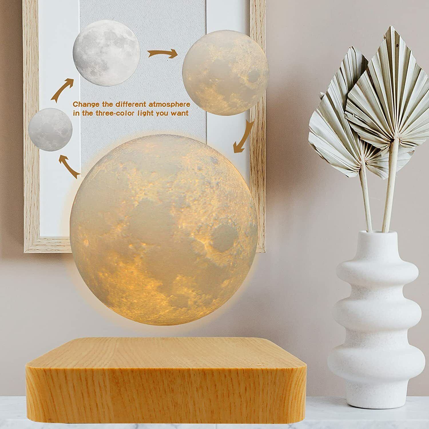 LED Moon Lamp 3D Night Light Touch Sensor Moon Light Moonlight Kids Night Lamp