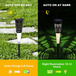 Solar Pathway Lights Hollow out Decor IP54 Waterproof Solar Powered Garden Light