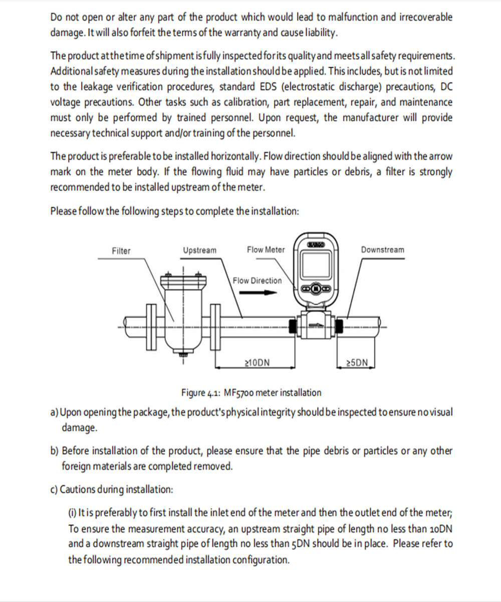 Gas Flow Meter Electronic Digital Mass Oxygen Nitrogen Compressed Air Metering