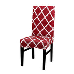 4ⅹDining Chair Covers Slip Stretch Spandex Seat Slipcovers Removable Home Decor