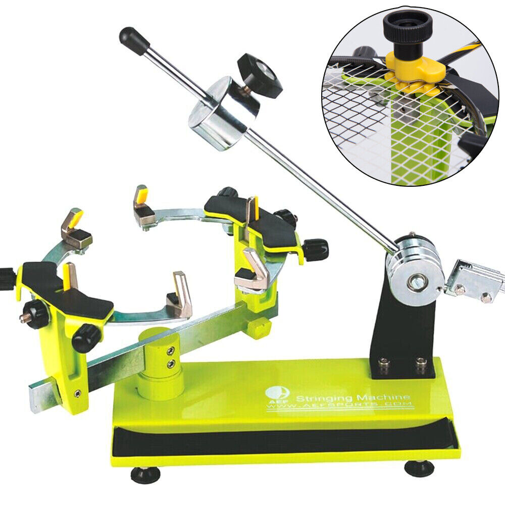 Stringing Machine 360-Degree Rotation Tabletop Racquet Stringer Machines for Strings Racquetball, Squash, Tennis or Badminton Rackets