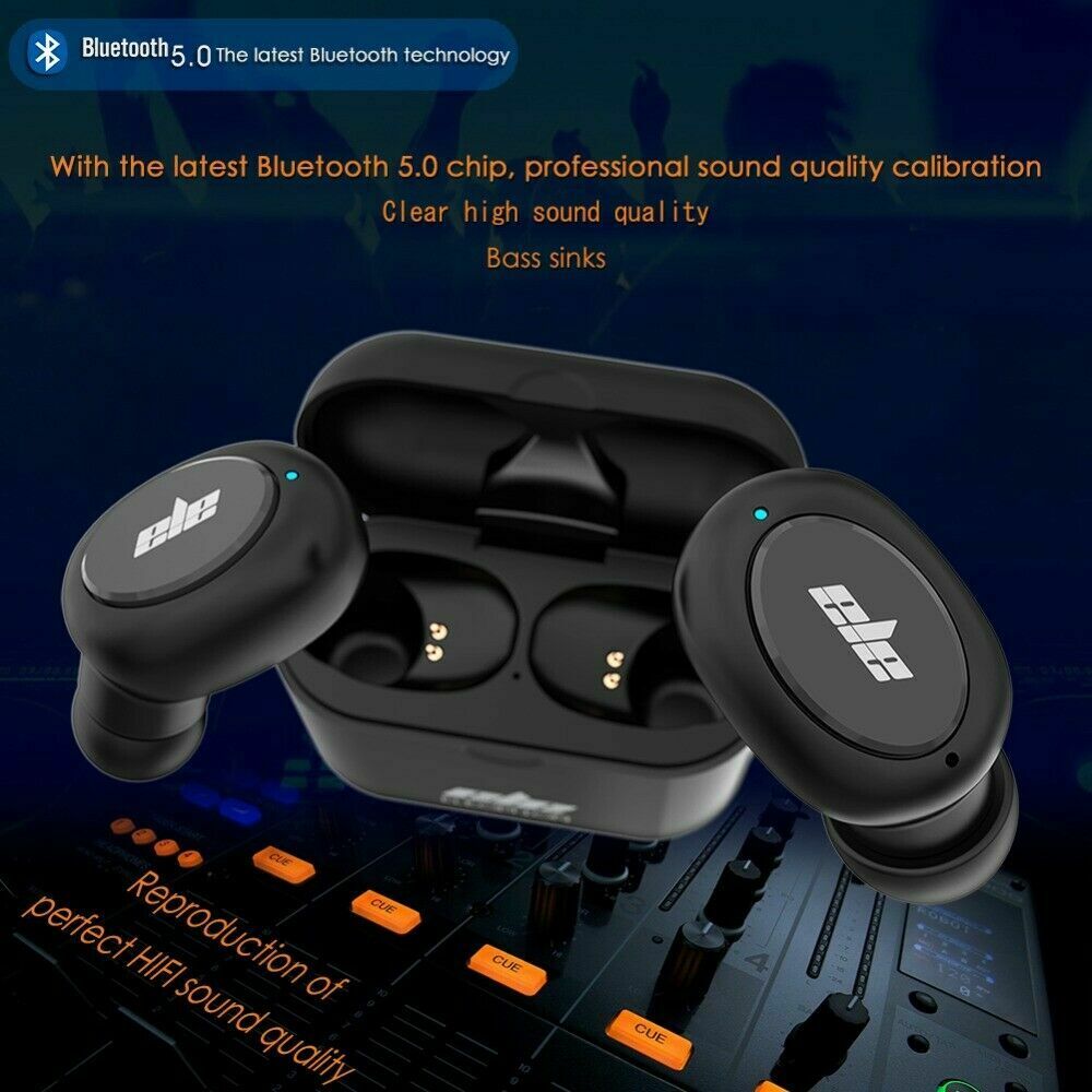 Wireless Earbuds Mini Earphones with Bluetooth 20 Hours Playtime Sweatproof Clear High Hi-Fi Sound Built-in Mic