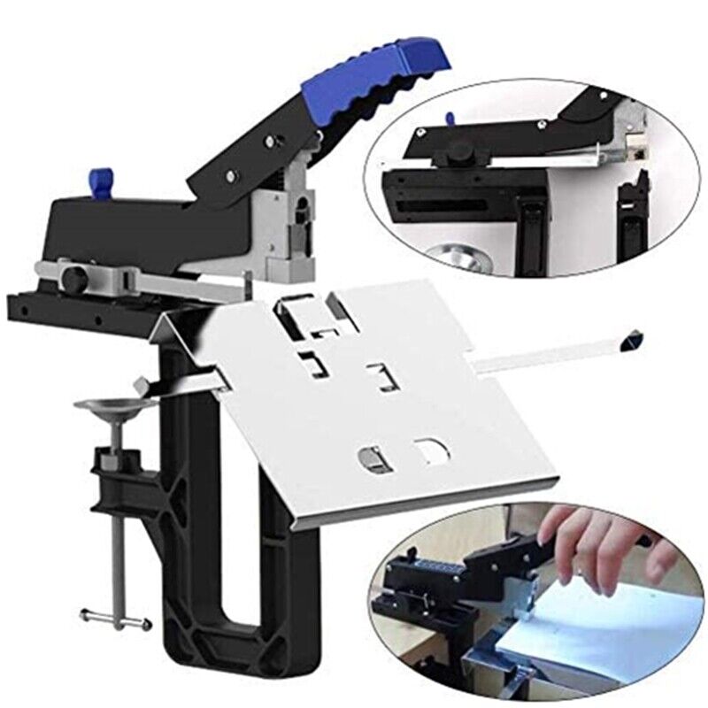 Manual Dual Flat Nail Saddle Stitch Stapler Professional Binding Machine Desktop