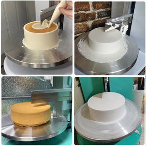 100V Semi-automatic Cake Spreading Machine Cake Cream Coating Spatula Spreader Baking