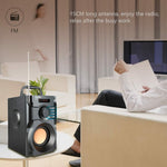 Portable Wireless FM Bluetooth Speaker Heavy Bass Sound System Party with Remote