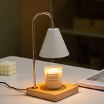 Electric Candle Warmer Burner Melting Lamp Heater for Desktop with Two Bulbs