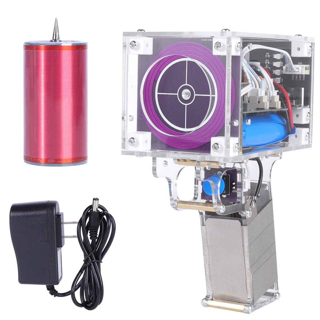 Rechargeable Electronics Tesla Coil Trigger Mode Handheld Artificial Lightning