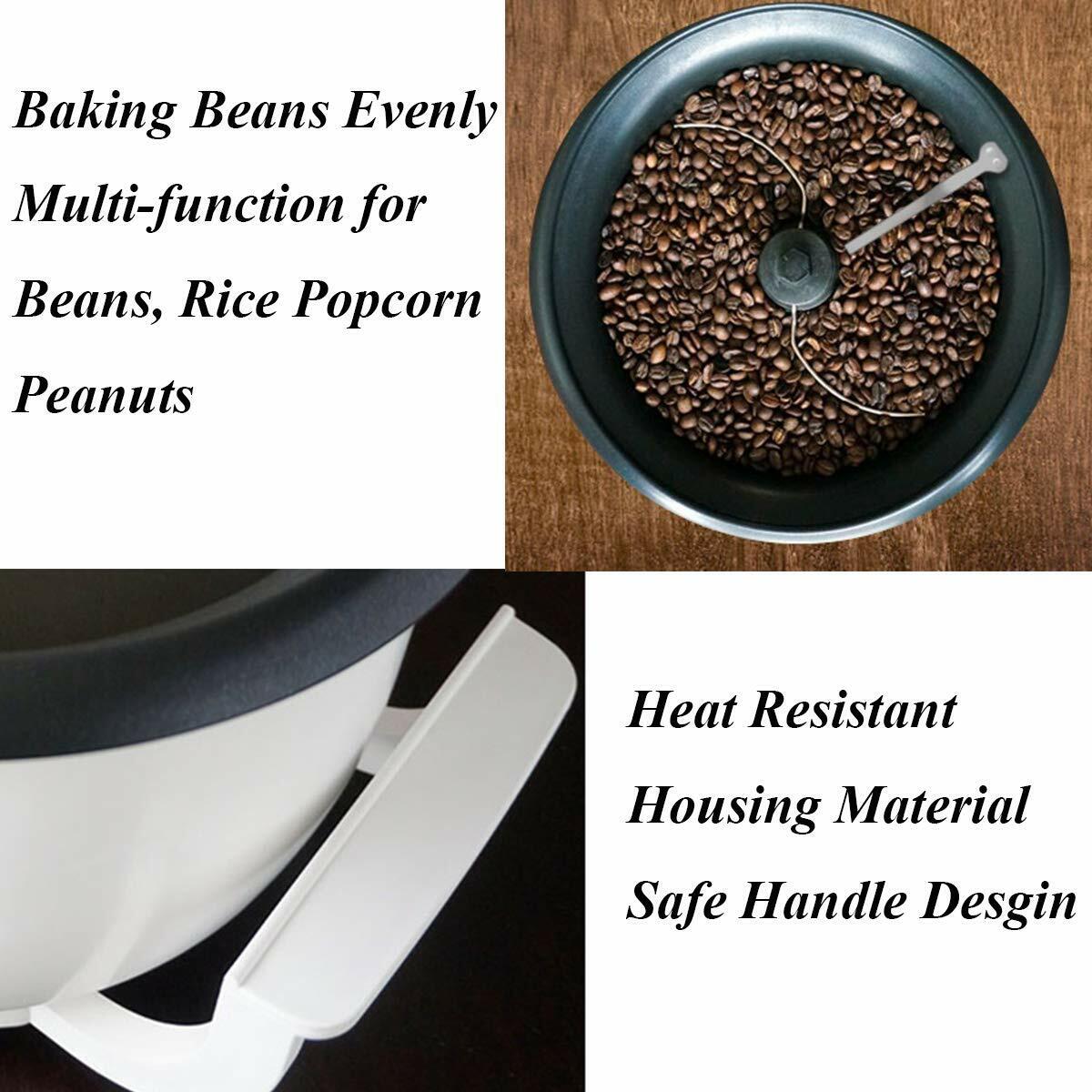 110V Electric Coffee Roaster Machine Coffee Beans Baker Household Roaster 1200W