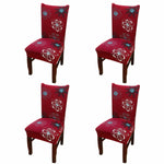 4PCS Stretch Chair Covers for Dining Room Wedding Banquet Home Party Decoration Dining Chair Covers